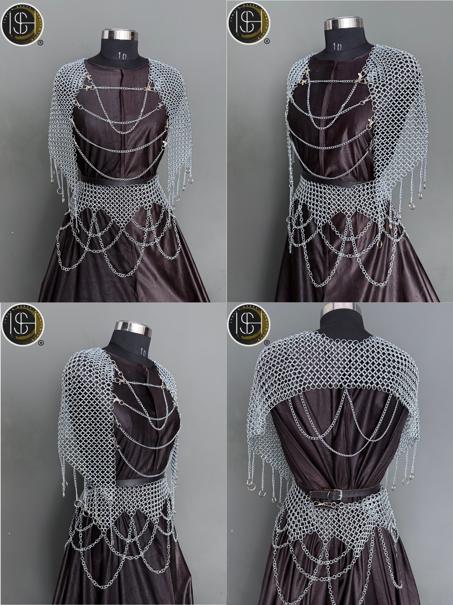 ⚔️ Medieval Steel Armor Set | Cosplay Armor Costume | LARP Gear | Renaissance Fair Outfit | Fantasy Knight Armor 🛡️✨