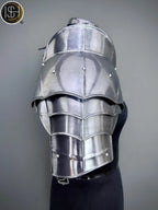 Medieval Knight Steel Gorget & Pauldron Armor 🛡️ | Perfect for LARP, Cosplay & Costume Events⚔️ ISH Collection