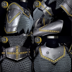 Handmade Chainmaille Skirt & Top Set – Medieval Armor Costume | Cosplay, LARP, Renaissance Fair Outfit ✨