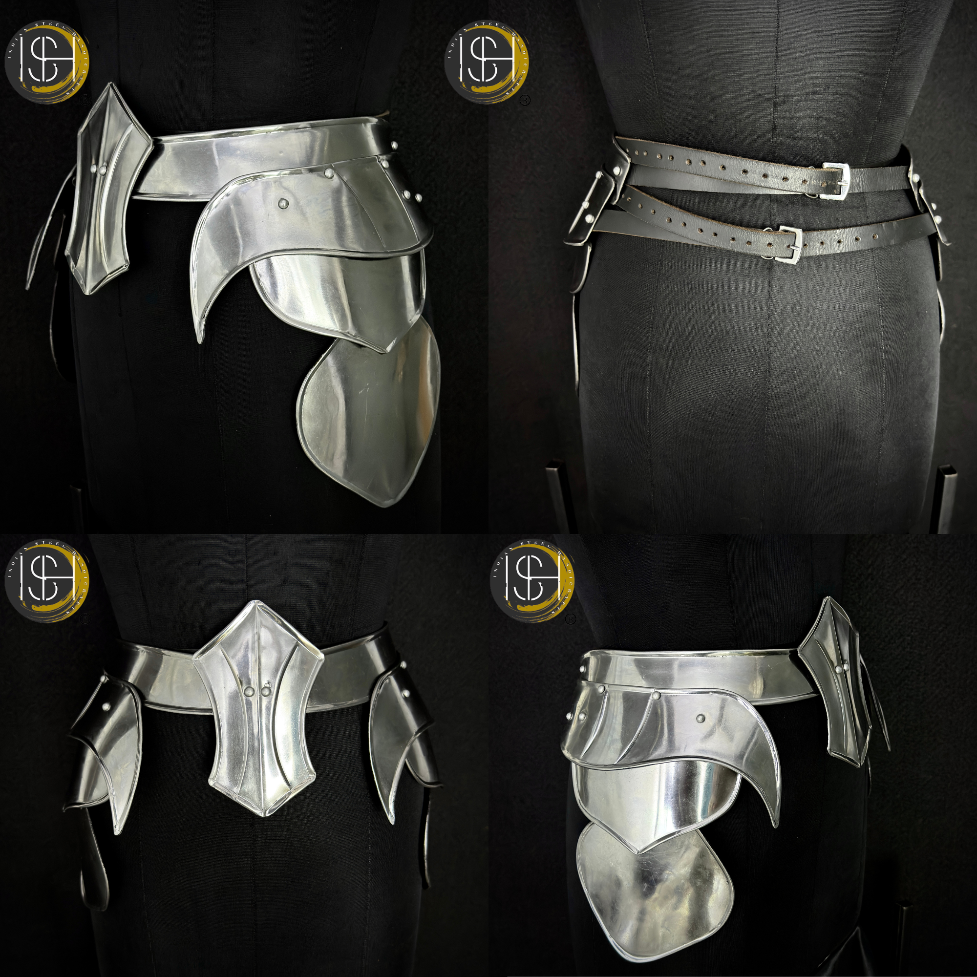 ISH Collection – Handmade Silver Coin Chainmail Warrior Armor Set