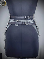 Brave Lady Armor Set ⚔️👑 Medieval Corset & Chainmail Skirt | Perfect for Cosplay, LARP & SCA ISH Collection