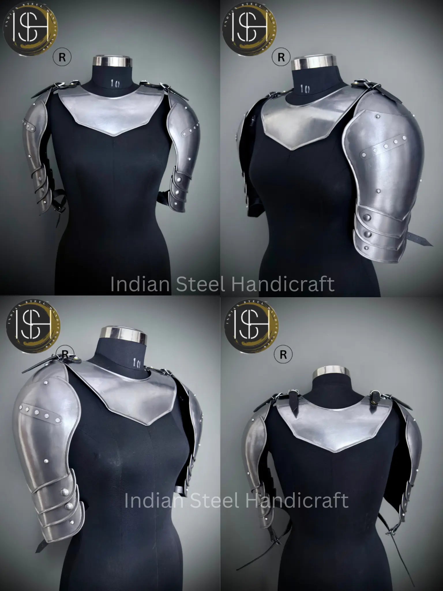 🛡️ Steel Lady Knight Armor — Medieval Costume for LARP, SCA & Cosplay 🛡️ ISH Collection