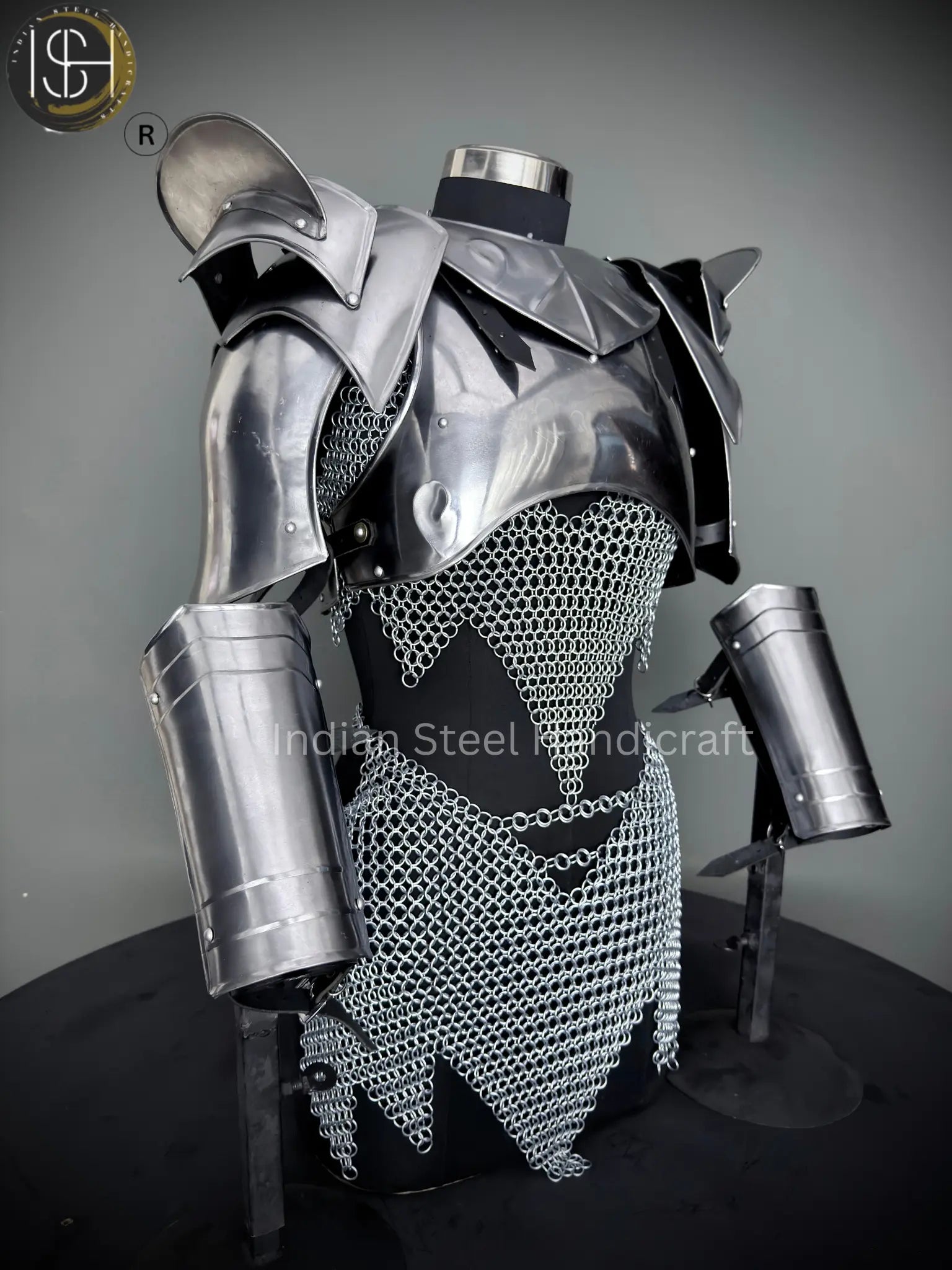 Steel Battlemistress Armor | Fantasy-Era Protective Gear for LARPing, SCA Combat & Immersive Cosplay Adventures ✨ ISH Collection