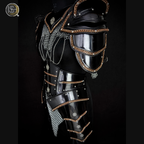 ⚔️ Women's Black Fantasy Armor Set 🛡️ | Handmade Steel Warrior Costume | Chainmail Cosplay Armor | Medieval Knight Armor | LARP Outfit | Gothic Warrior Gear | Fantasy Battle Costume
