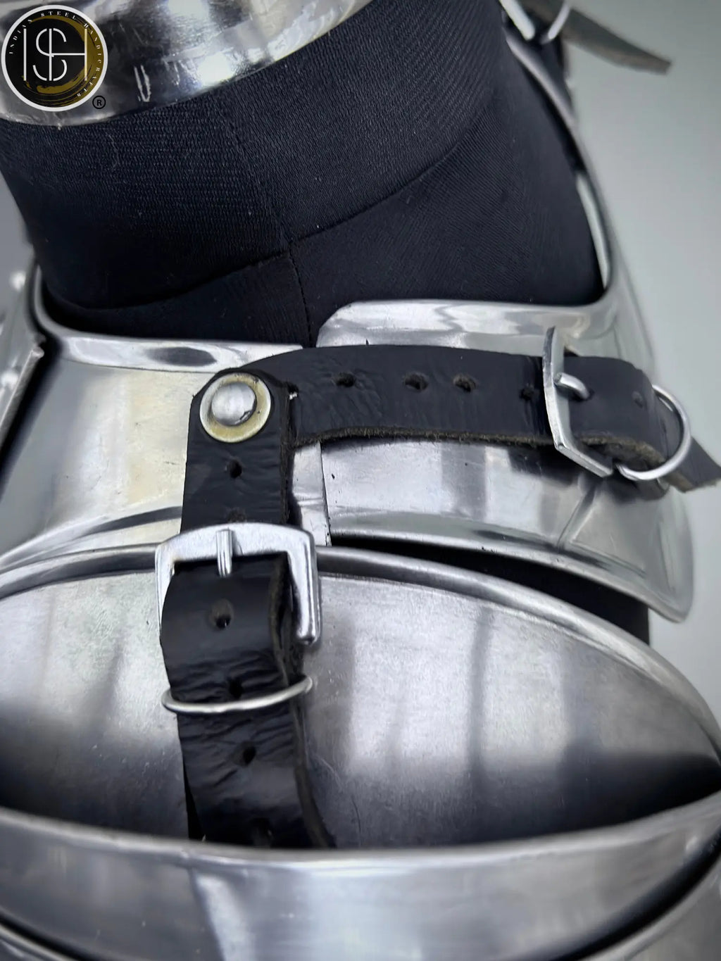 Medieval Knight Steel Gorget & Pauldron Armor 🛡️ | Perfect for LARP, Cosplay & Costume Events⚔️ ISH Collection