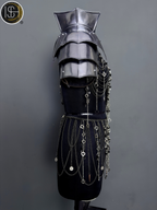 Medieval Women’s Steel Armor Set, Chainmail Female Knight Costume, LARP, Cosplay, Fantasy Roleplay 🛡️⚔️