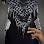 Handmade Steel Chainmail Armor Set – Authentic Medieval Knight Costume, Durable Cosplay Armor, LARP & Renaissance Fair Outfit
