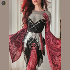 ⚔️ Women's Silver Chainmail Armor Set 🛡️ | Handmade Chainmail Top, Skirt & Armor Belt | Medieval Fantasy Cosplay | LARP Costume | Renaissance Fair Warrior Outfit