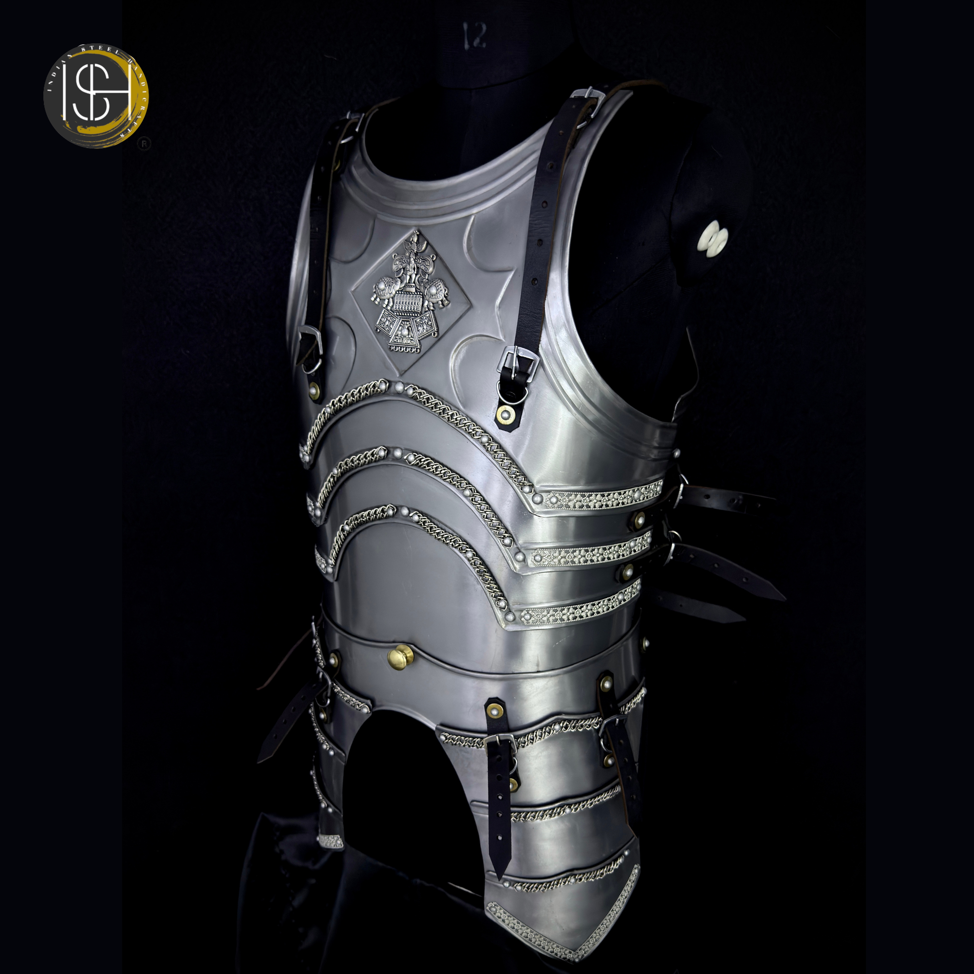 Handcrafted Medieval Gothic Knight Armor Set – Full Body Steel Battle Suit for Cosplay, LARP & Renaissance Festivals