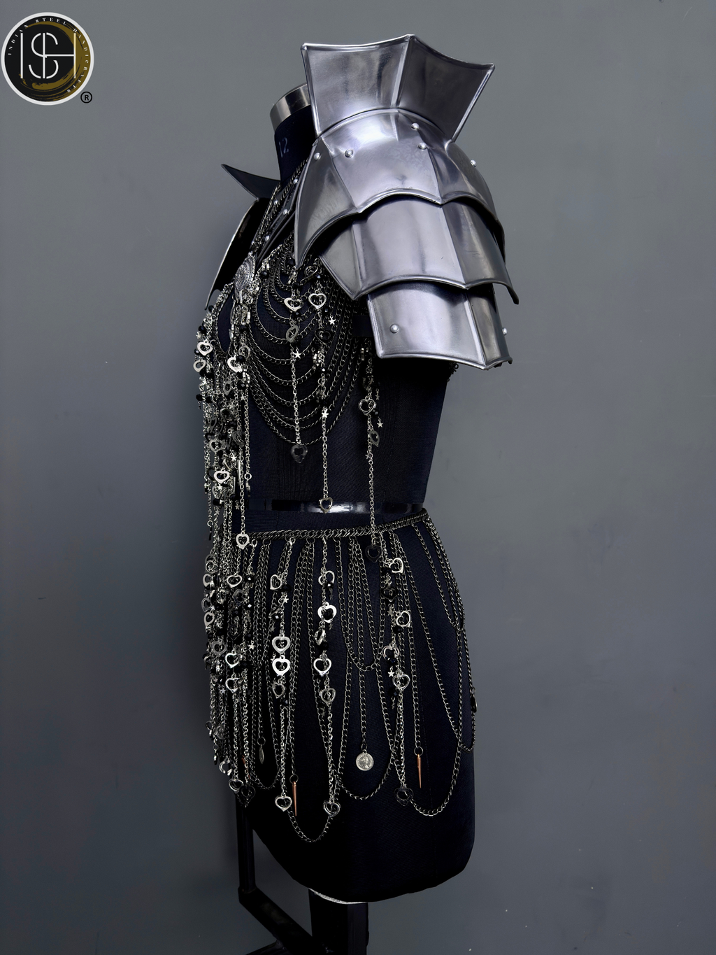 Medieval Women’s Steel Armor Set, Chainmail Female Knight Costume, LARP, Cosplay, Fantasy Roleplay 🛡️⚔️