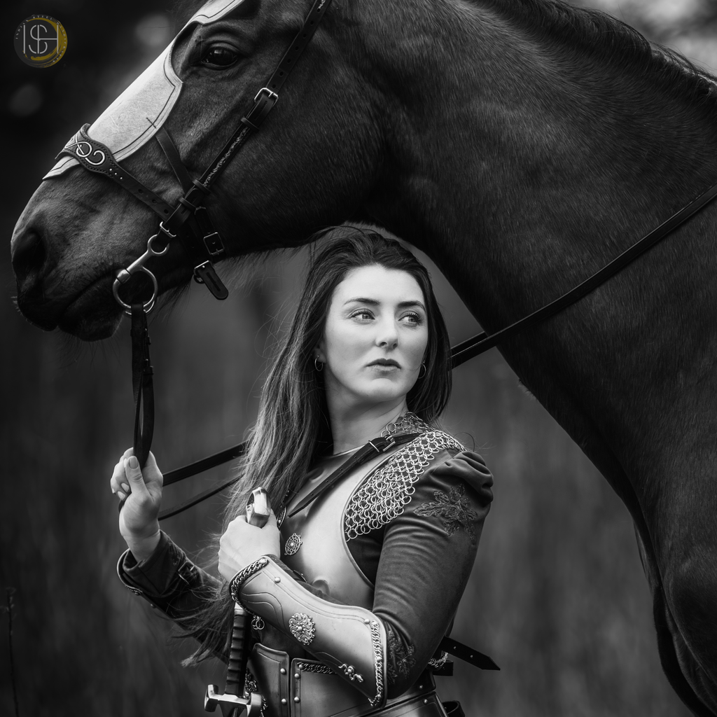 Medieval Female Warrior Armor Set, Handmade Steel Armor, Chainmail Costume, Fantasy Knight Armor, Cosplay Armor for Women
