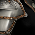 ⚔️ Handmade Medieval Shoulder Armor – Steel Pauldrons with Chainmail | Knight, Viking & Fantasy Cosplay Armor for LARP, Renaissance Fair, SCA & Costume 🛡️
