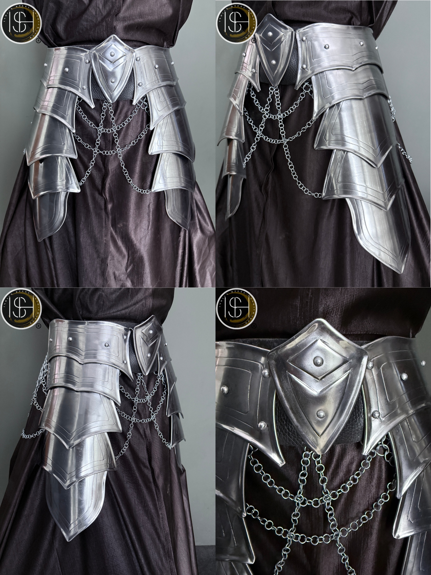 ⚔️ Medieval Steel Armor Set | Cosplay Armor Costume | LARP Gear | Renaissance Fair Outfit | Fantasy Knight Armor 🛡️✨