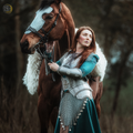 Medieval Female Warrior Armor Set, Handmade Steel Armor, Chainmail Costume, Fantasy Knight Armor, Cosplay Armor for Women