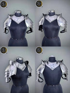 Medieval Knight Steel Armor⚔️ — Gorget, Pouldron & Bracer Set for Epic LARP & Cosplay!🛡️ ISH Collection
