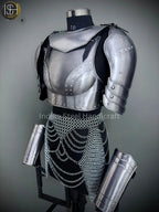 🛡️ Steel Lady Knight Armor — Medieval Costume for LARP, SCA & Cosplay 🛡️ ISH Collection