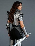 Classic Steel Warrior Armor – Women’s LARP Battle Gear OathboundSteel