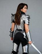 Classic Steel Warrior Armor – Women’s LARP Battle Gear OathboundSteel