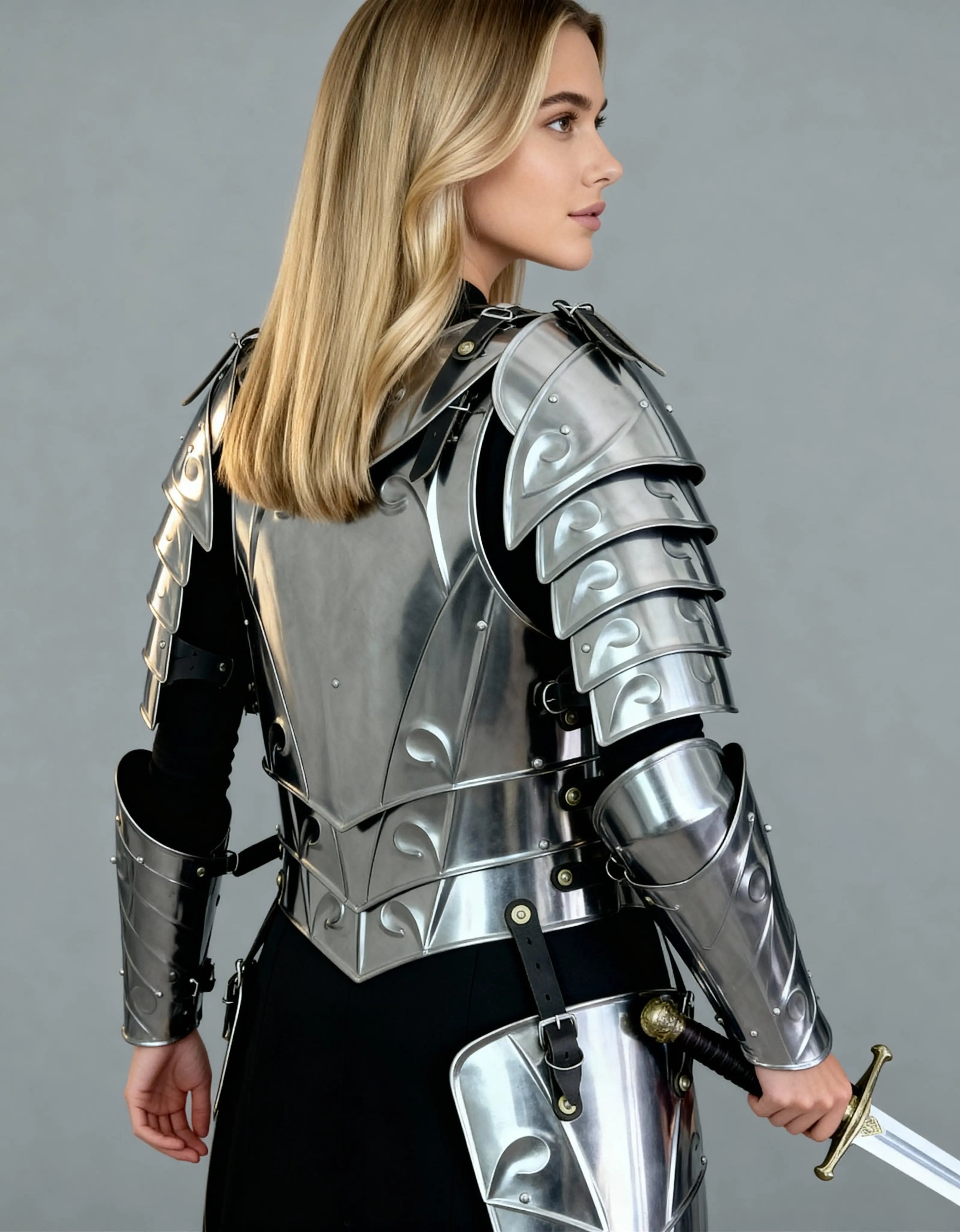 Royal Guardian Steel Armor – Women’s Full Suit OathboundSteel