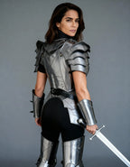 Classic Steel Warrior Armor – Women’s LARP Battle Gear OathboundSteel