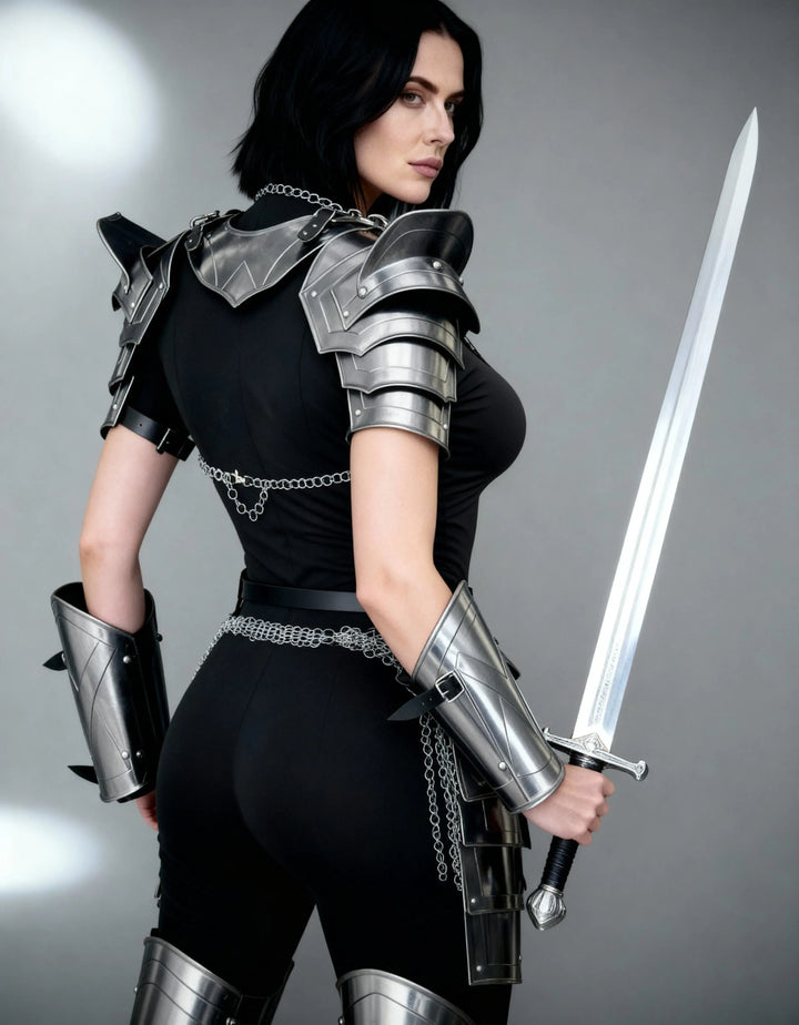 Chainmail & Plate Hybrid Armor – Battle Maiden Edition OathboundSteel