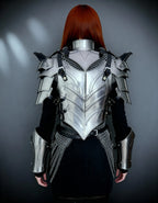 Gothic Red Knight Armor – Women’s Medieval Battle Suit OathboundSteel