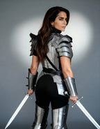 Classic Steel Warrior Armor – Women’s LARP Battle Gear OathboundSteel