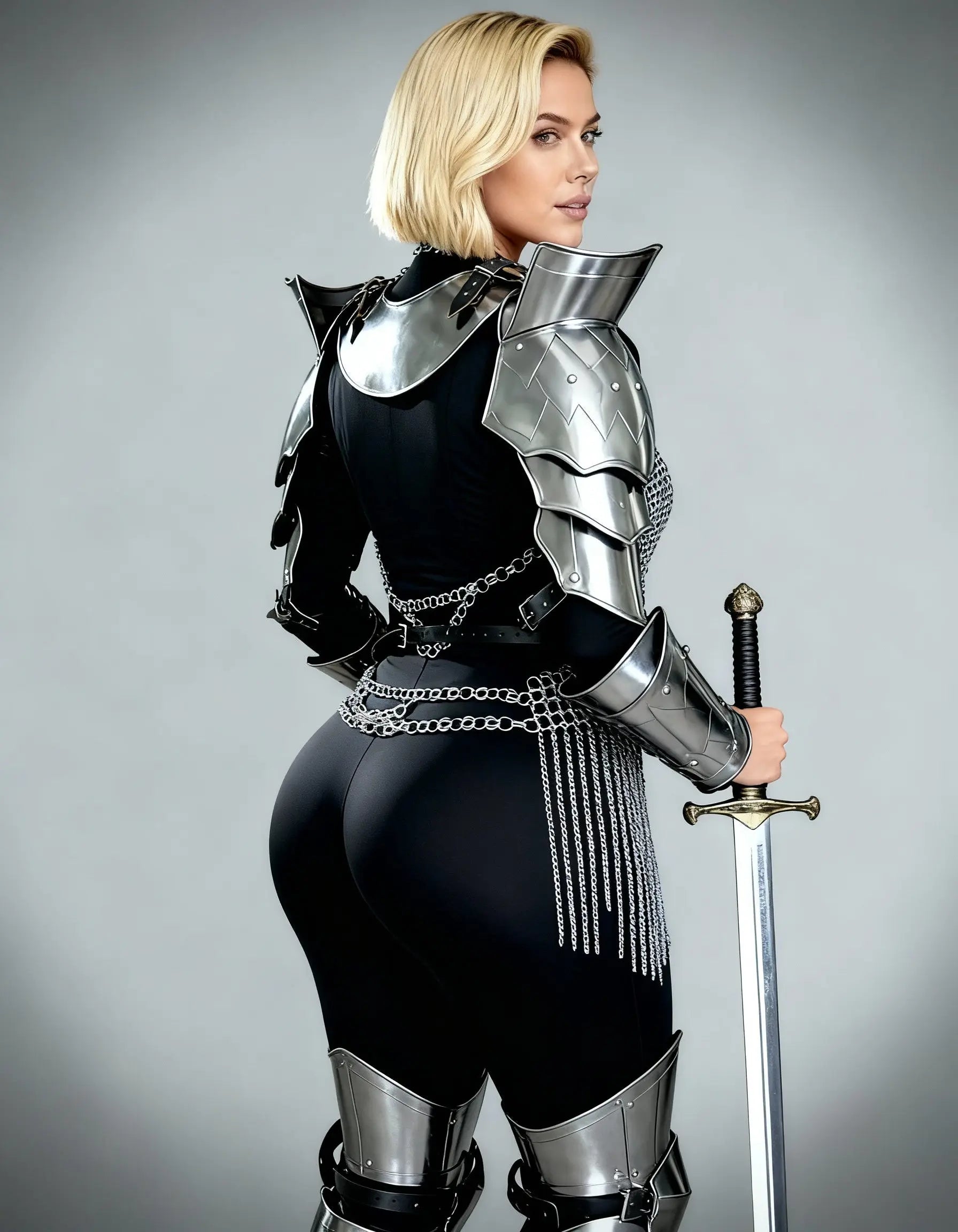 Noble Valkyrie Steel Armor – Women’s LARP Ensemble OathboundSteel