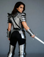 Classic Steel Warrior Armor – Women’s LARP Battle Gear OathboundSteel