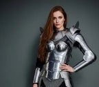 👸 Brave Lady Knight Armor 🛡️ Unleash Your Inner Warrior! Beautiful Breast Armor for Epic Medieval Fantasy Cosplay & LARP Events! ✨⚔️ ISH Collection