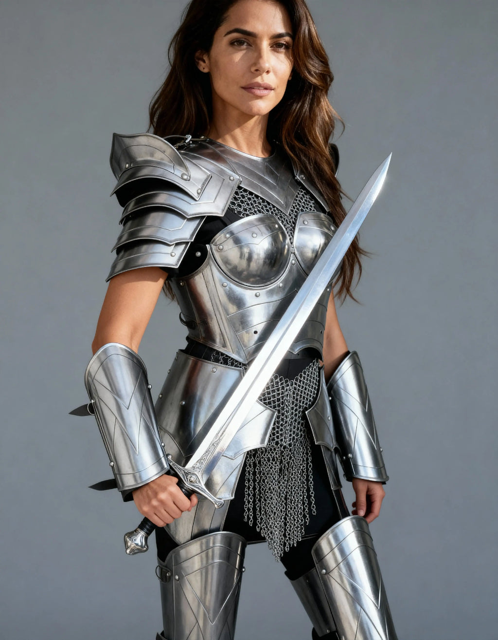 Classic Steel Warrior Armor – Women’s LARP Battle Gear OathboundSteel
