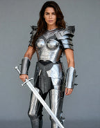 Classic Steel Warrior Armor – Women’s LARP Battle Gear OathboundSteel