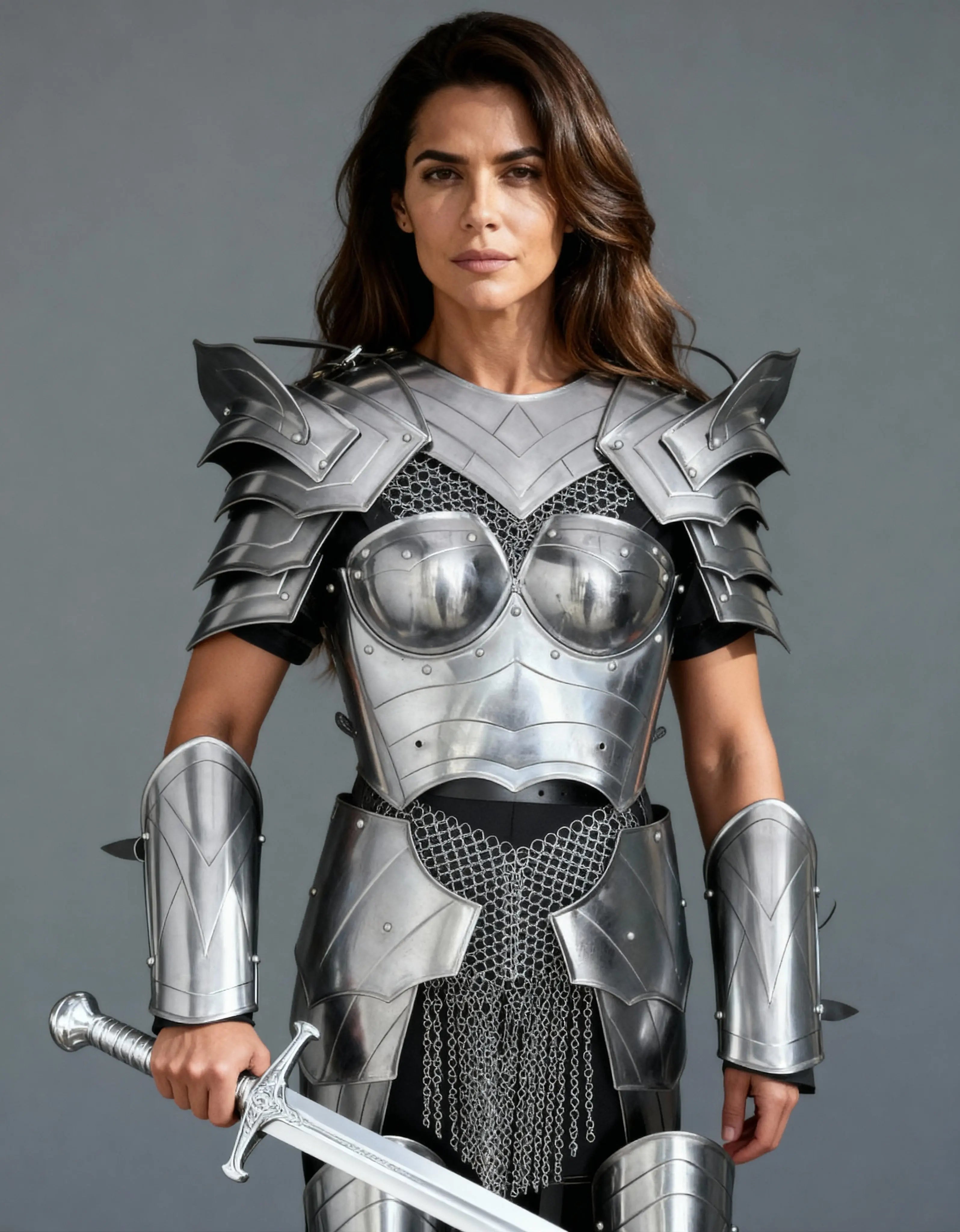 Classic Steel Warrior Armor – Women’s LARP Battle Gear OathboundSteel