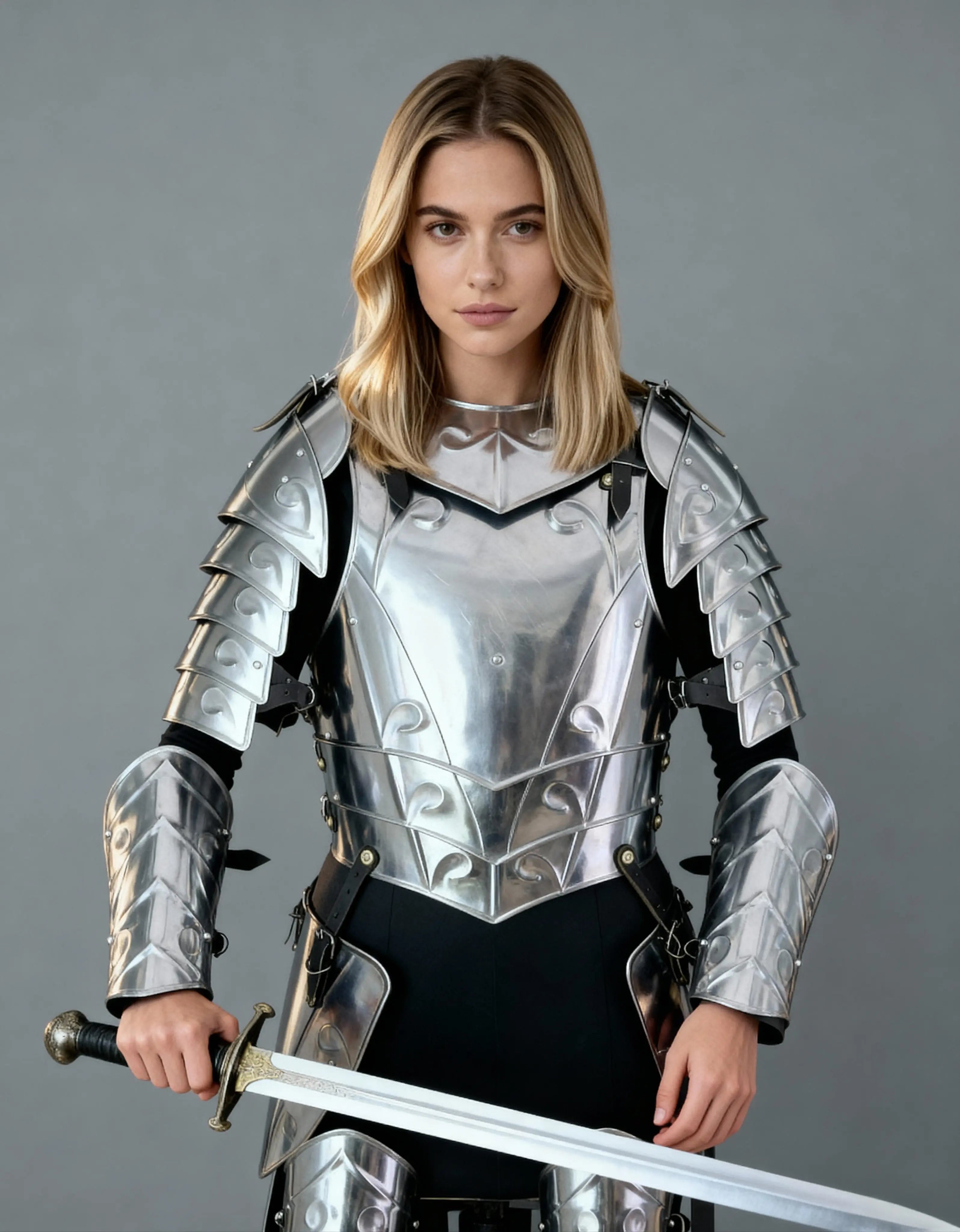 Royal Guardian Steel Armor – Women’s Full Suit OathboundSteel