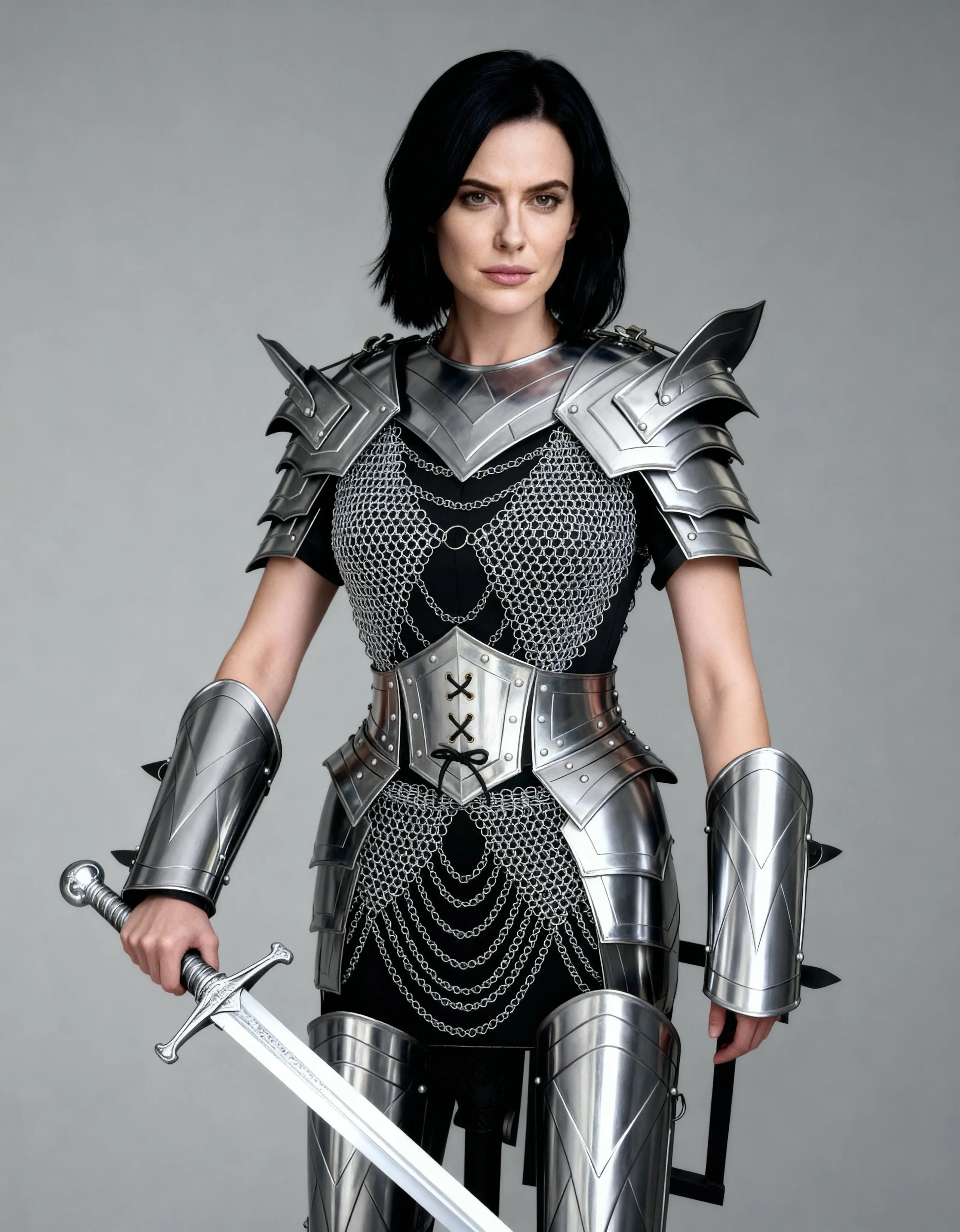 Chainmail & Plate Hybrid Armor – Battle Maiden Edition OathboundSteel
