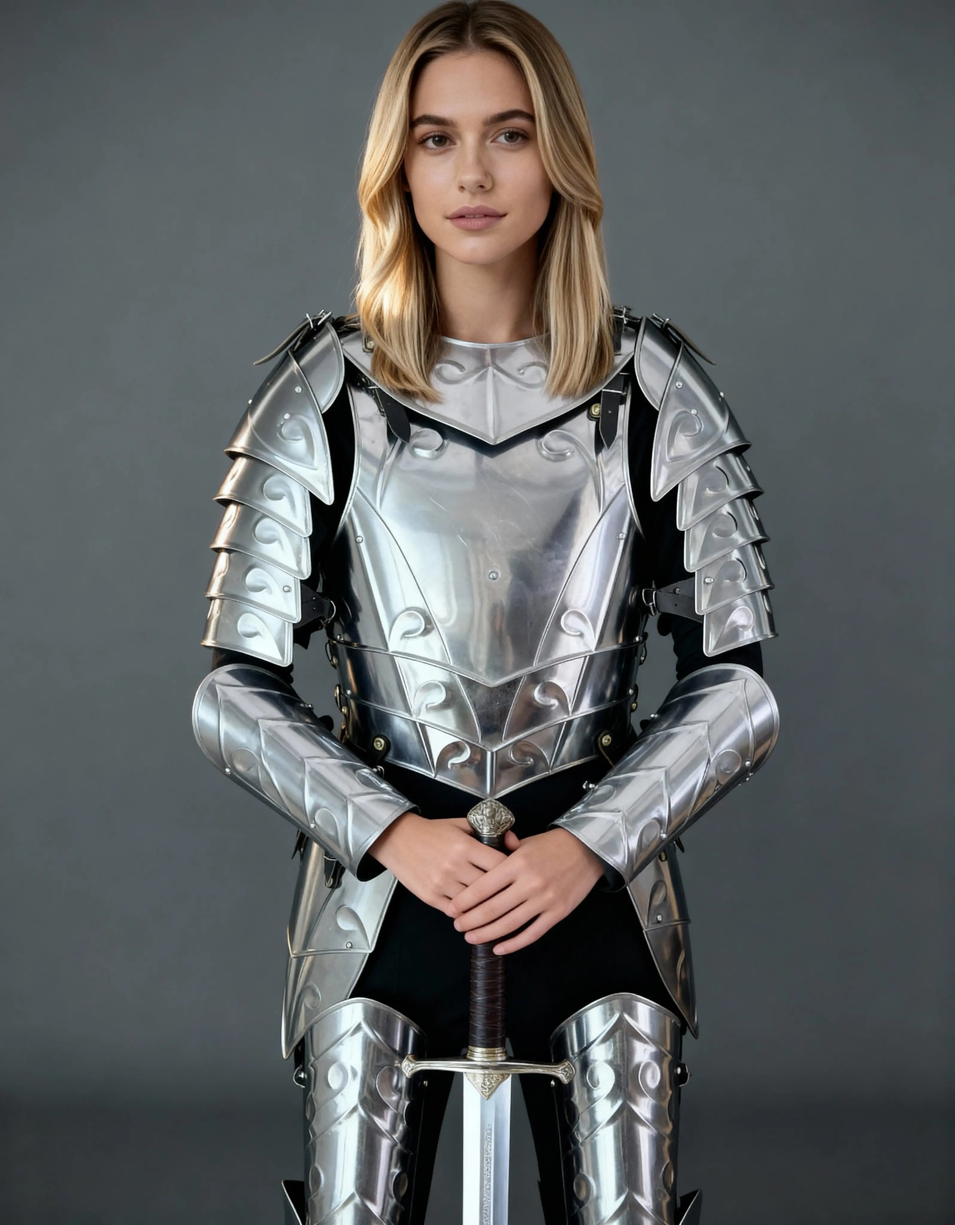 Royal Guardian Steel Armor – Women’s Full Suit OathboundSteel