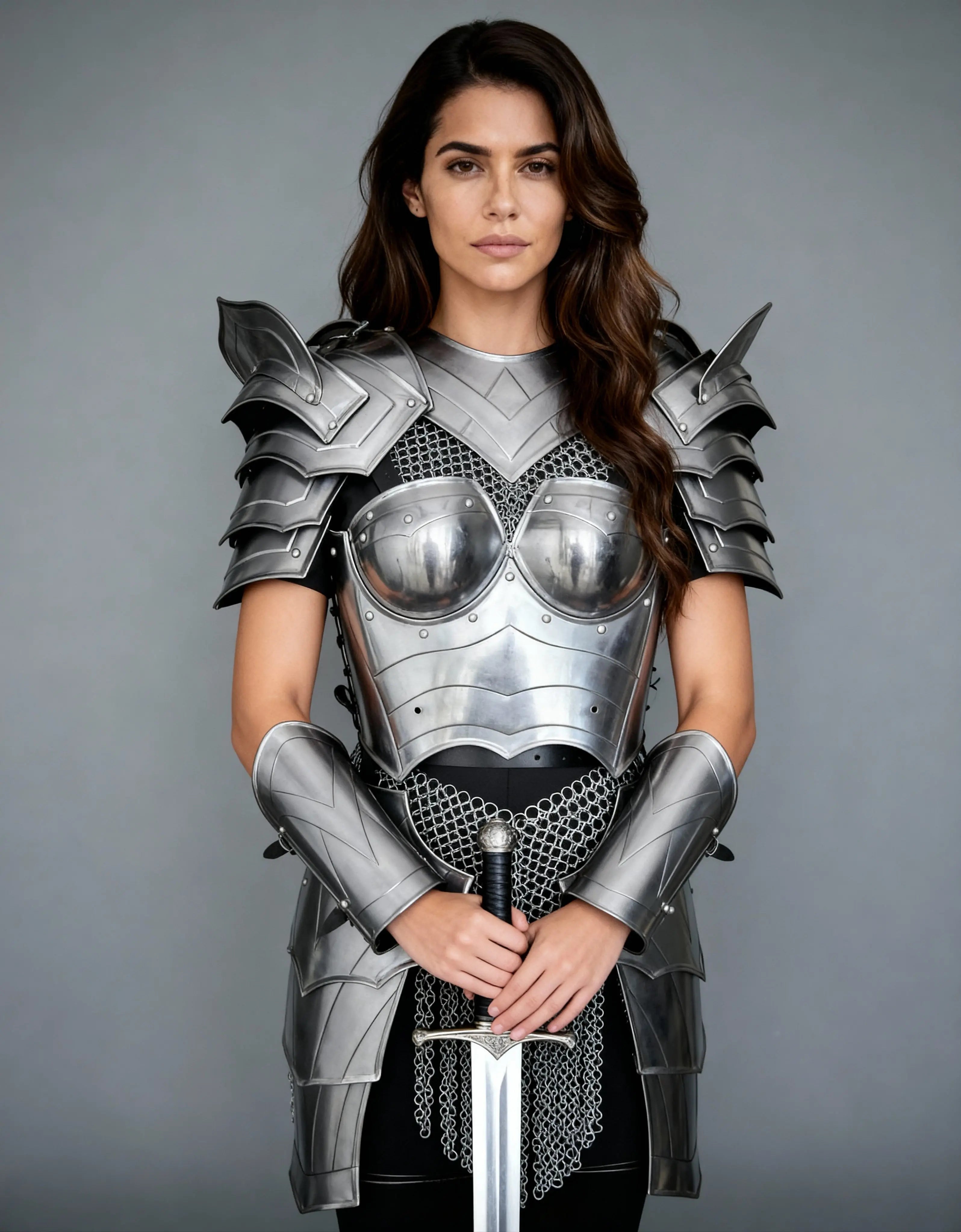 Classic Steel Warrior Armor – Women’s LARP Battle Gear OathboundSteel
