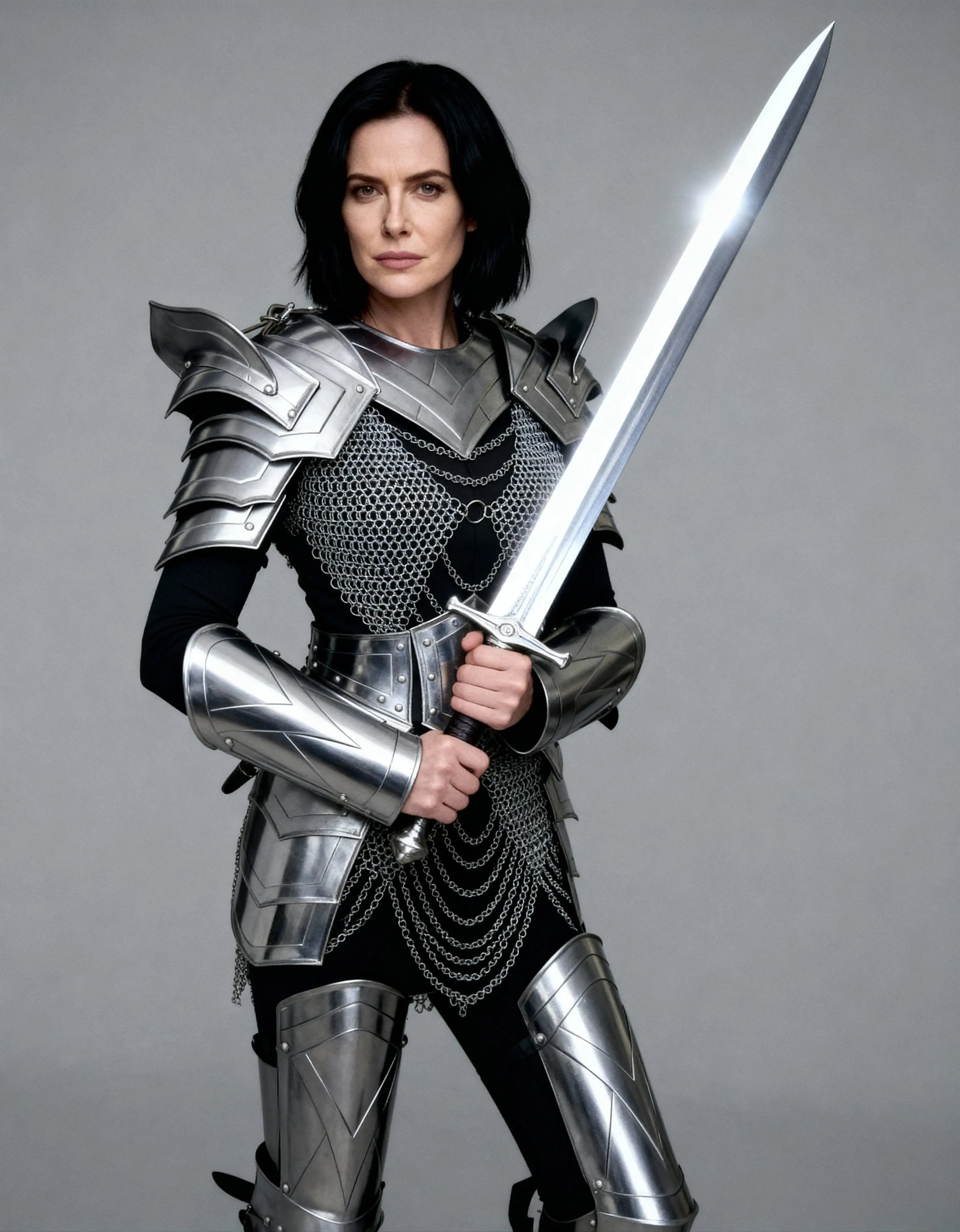 Chainmail & Plate Hybrid Armor – Battle Maiden Edition OathboundSteel