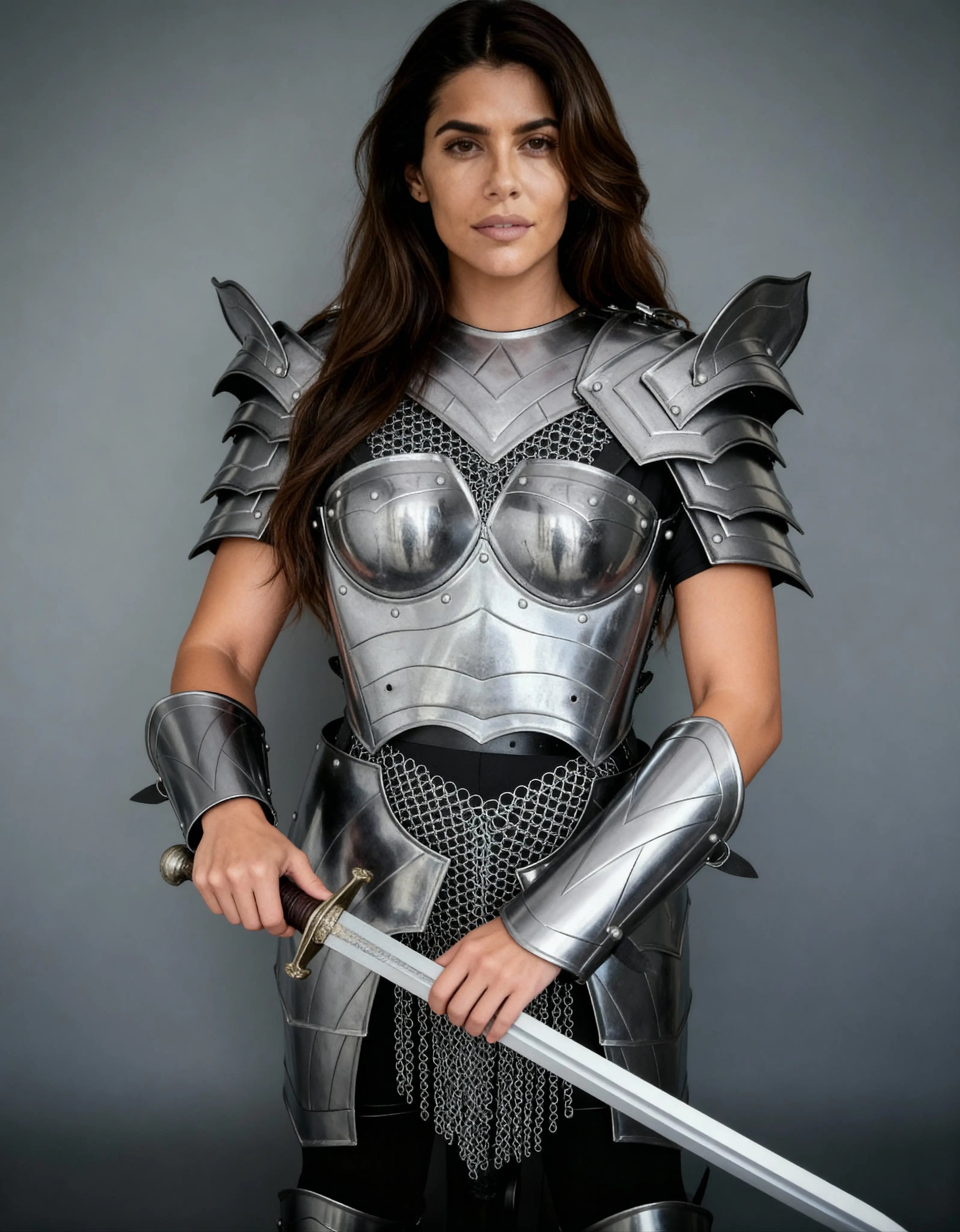 Classic Steel Warrior Armor – Women’s LARP Battle Gear OathboundSteel