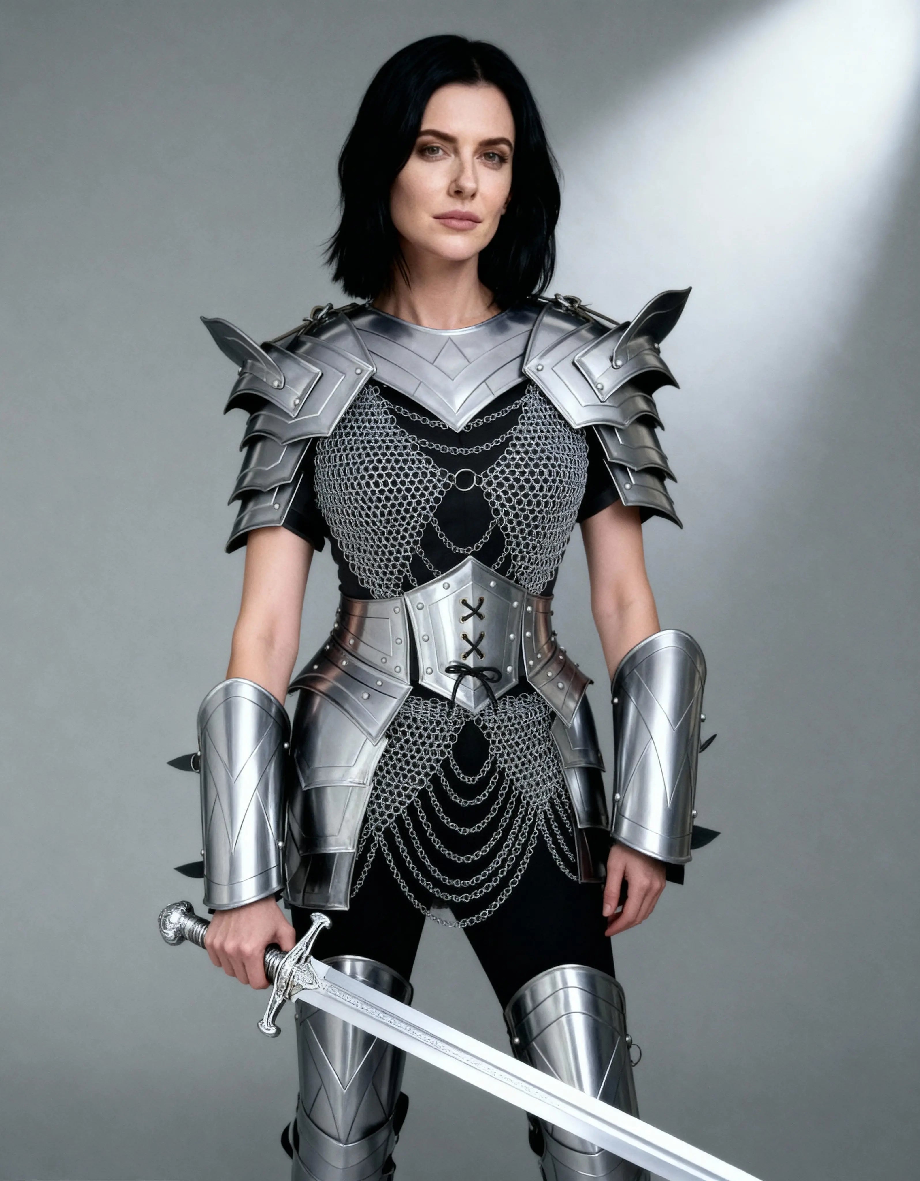 Chainmail & Plate Hybrid Armor – Battle Maiden Edition OathboundSteel