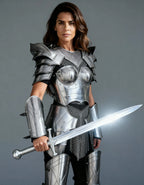 Classic Steel Warrior Armor – Women’s LARP Battle Gear OathboundSteel