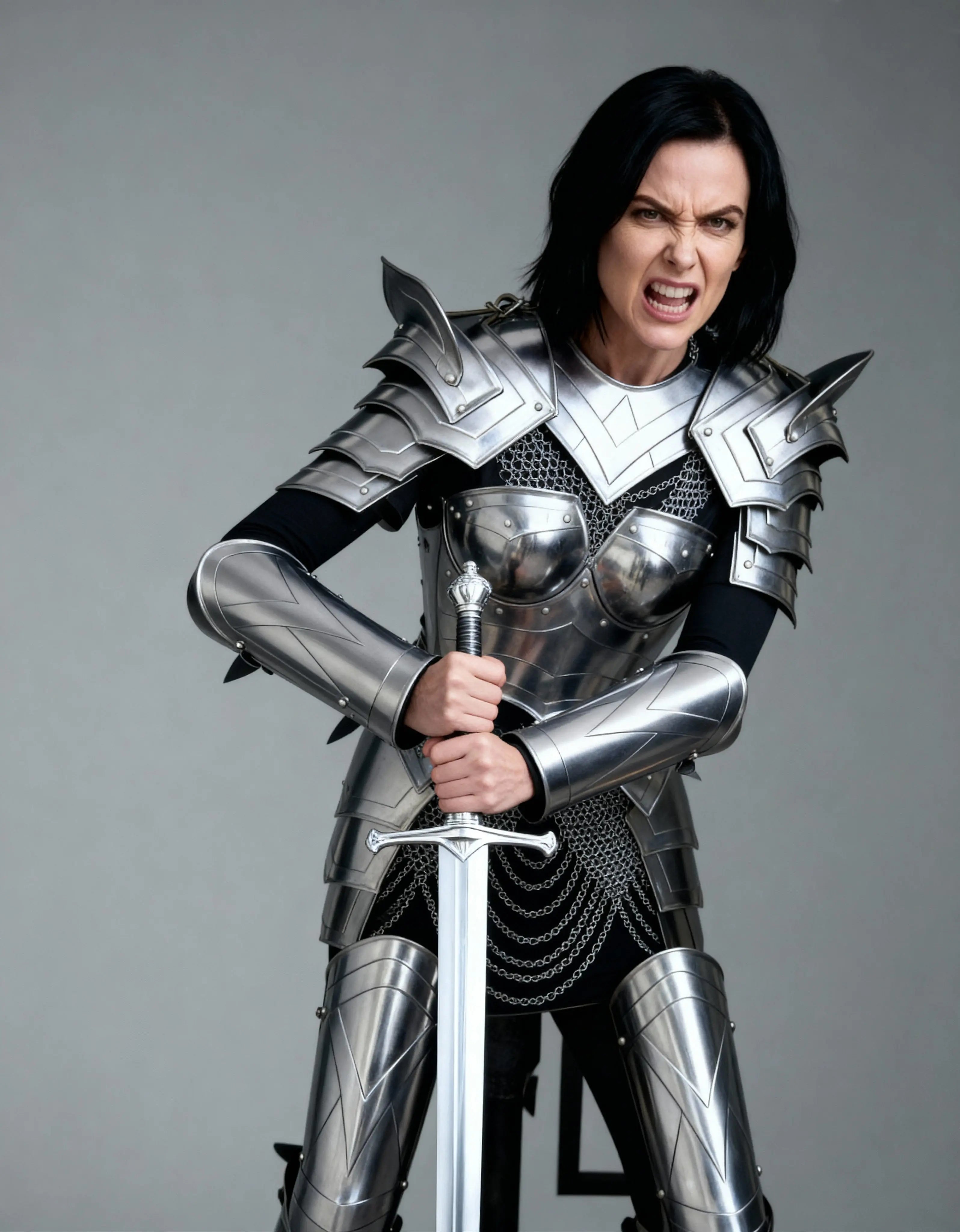 Chainmail & Plate Hybrid Armor – Battle Maiden Edition OathboundSteel