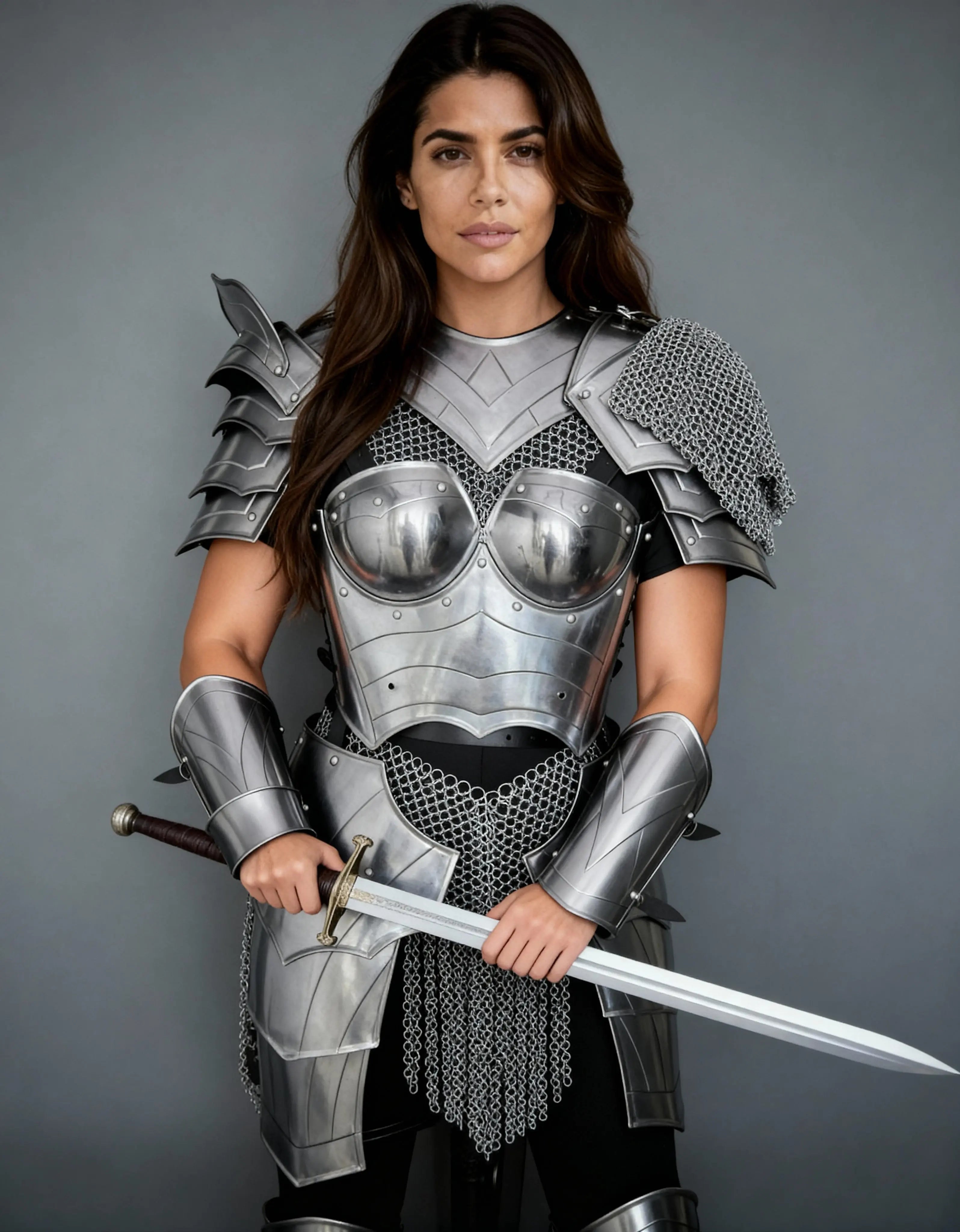 Classic Steel Warrior Armor – Women’s LARP Battle Gear OathboundSteel