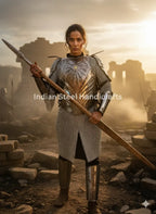 🛡️ Steel Ring of Power Armor: Elite Female Fantasy Armor for Legendary LARP & Cosplay Quests ⚔️🔥 ISH Collection