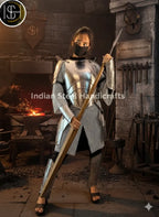 Championess Steel Warplate | Fantasy Medieval Attire for LARP, SCA, and High-Adventure Cosplay ✨ ISH Collection