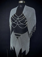 Medieval Women’s Armor Set – Steel Cuirass, Chainmail & Arm Guards for LARP Cosplay Medieval Armory