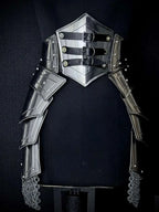 Medieval Women’s Armor Set – Steel Cuirass, Chainmail & Arm Guards for LARP Cosplay Medieval Armory
