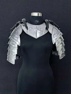 Medieval Knight Full Plate Armor Set – Engraved Steel Cuirass & Pauldrons for LARP Cosplay Medieval Armory