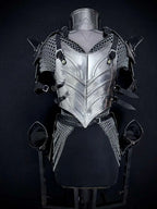 Handcrafted Women’s Medieval Knight Armor Set – Plate & Chainmail for LARP Cosplay Medieval Armory