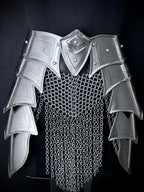Medieval Women’s Armor Set – Steel Cuirass & Chainmail LARP Cosplay Costume Medieval Armory